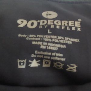90* By Reflex Black Leggings Womens L